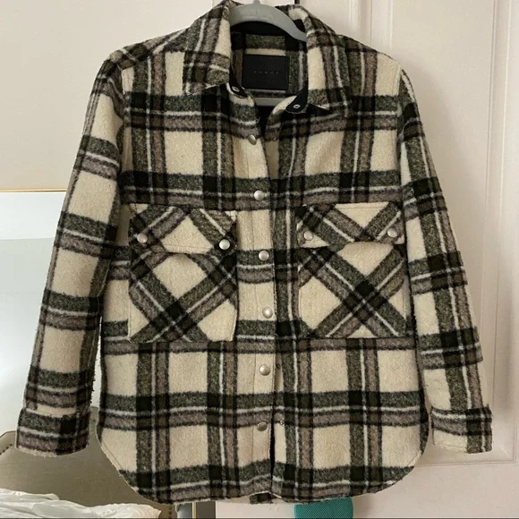 Blank NYC Jackets Coats Blank Nyc Outsider Plaid Jacket
